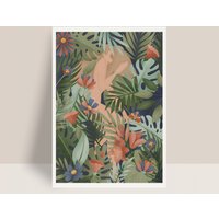 Poster Lazy Jungle Poster Lazy Jungle von AtelierMinuitParis