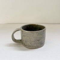 Keramikbecher Kaffeetasse Teebecher Steinzeugbecher Handwerkertasse Bio-Form Handgemachter von AtelierNumero18