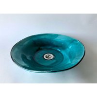 Waschbecken Ägyptisch-Grün Ø 41 cm H 10 von AtelierSchoening