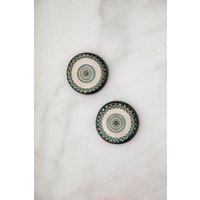 2Er Set - Mini Size Handgemachte Keramik Evil Eyes/Wandbehang von AtelierSimi