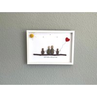 steinbild "Beste Oma Und Bester Opa Auf Der Welt", Enkelkinder Mit Oma Opa, Spruch Als Geschenk Art.-Nr. 12 von AtelierdeVinette
