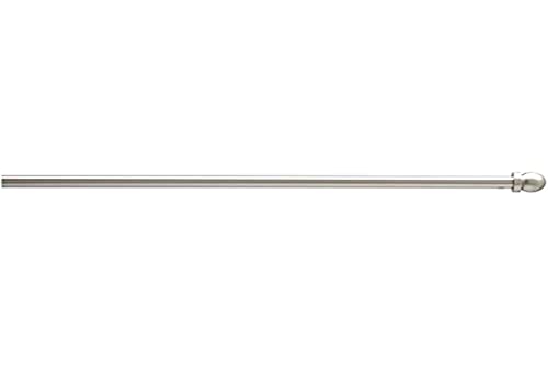 ATELIERS 28 2 x Tringle de vitrage Extensible Avec Embout Boule - Ronde diamètre 7 - Métal (Chrome Satiné ATELIERS 28 2 x Tringle de vitrage Extensible Avec Embout Boule - Ronde diamètre 7 - Métal (Chrome Satiné von INNDUN