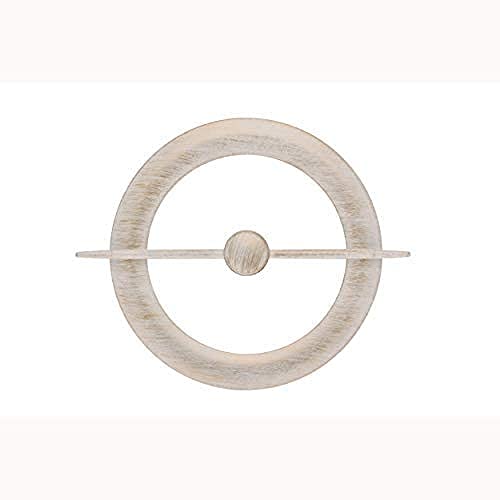 EMBRASSES Metal | 1 Embrasse Métal Avec Magnet Central | Blanc Patiné Or von Ateliers28