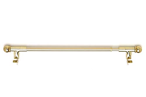 Press & GO | Ø07 | 1 Tringle extensible D7 embout Boule 30-50 cm | Laiton von Ateliers28