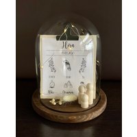 Eine Geburtsurkunde Als Nachtlicht von Atelza