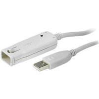 ATEN USB-Kabel USB 2.0 USB-A Stecker, USB-A Buchse 12.00m Grau UE2120 von Aten
