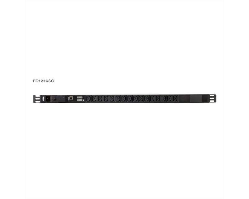 Aten PE1216SG 0U Basis PDU mit Messfunktion und Überspannungsschutz Steckdosenleiste von Aten