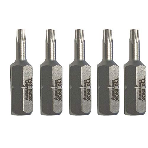Edelstahl Bit Torx T10-5 Stück Made in Germany TX10 stainless steel von EisenRon