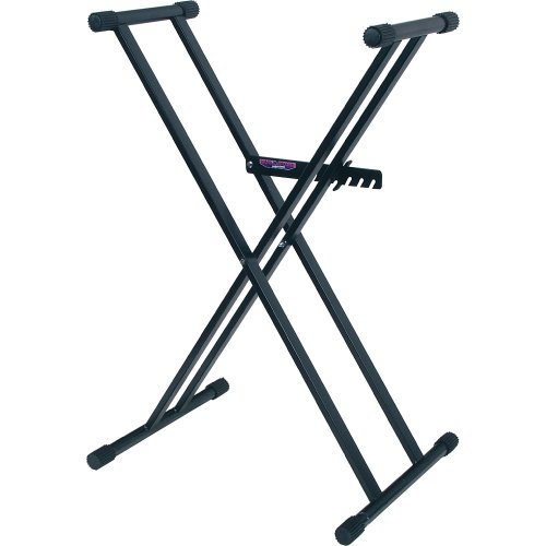 Music Store KB-2 Keyboardständer Doppel "X" Stativ bis 30 kg von Athletic