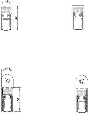 Athmer 1-382-0960 Türdichtung Schall Ex Duo L-15 WS Nr.1-382 Auslösung 2-seitig L.958mm Alu von Athmer