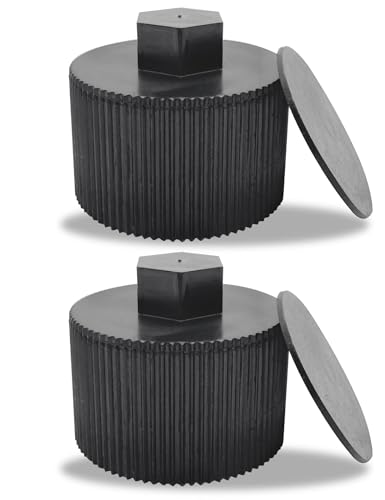 Atigrado 154712 Abflussstopfen Pool Sandfilter Ablaufkappe kompatibel mit Pentair Sand Dollar Top Mount Pool, Pentair Meteor, Cristal-Flo II Pool und Spa oberirdischen Sandfiltern (2 Stück) von Atigrado