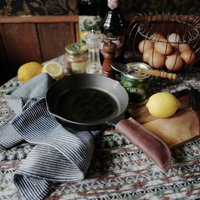 Leder Pfannengriff Leder Pfannengriff von AtitlanLEATHER