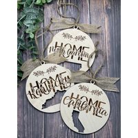 Home State Ornament 10 cm von Atkins5Made