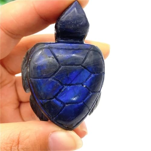 AtkitS 1 stück Natürlichen Blauen Flash Labradorit Schildkröte Quarz Kristall Schildkröte Figurine Carving Handwerk Kristall Stein Hause Dekoration Wohnkultur von AtkitS