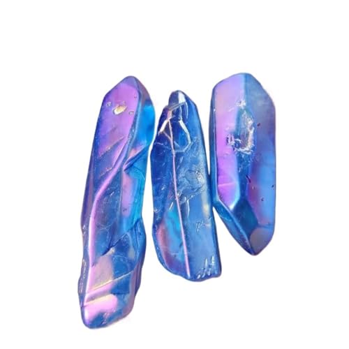 AtkitS Titan Aqua Blau Aura Quarz Kristall Cluster Energie Probe Wohnkultur(200g) von AtkitS
