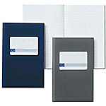 Djois Atlanta 165 x 105 mm Gebundenes blaues Hardcover-Notizbuch Liniert  96 Blatt von Djois