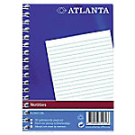 Djois Atlanta Notizbuch DIN A6 Liniert Spiralbindung Hardcover Blau 100 Seiten von Djois