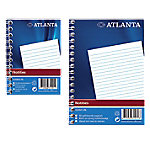 Djois Atlanta Notizbuch DIN A7 Liniert Spiralbindung Hardcover Blau 100 Seiten von Djois