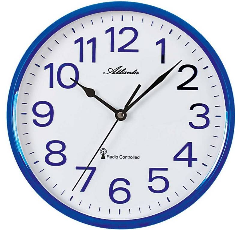 Atlanta Wanduhr Wanduhr GehÃ¤usedurchmesser 25,5 cm - Atlanta Modell: 4378/5 von Atlanta