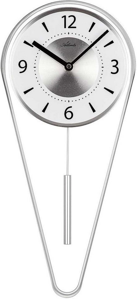 Atlanta Wanduhr moderne Pendeluhr - Atlanta Modell: 5008/19 von Atlanta