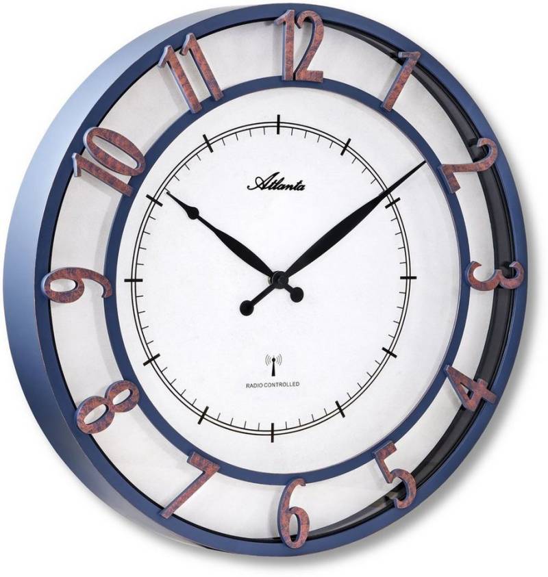 Atlanta Wanduhr moderne XL Funkwanduhr mit Antik-Optik - Atlanta Modell: 4547 Atlanta Wanduhr moderne XL Funkwanduhr mit Antik-Optik - Atlanta Modell: 4547 von Atlanta