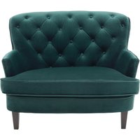 ATLANTIC home collection 1,5-Sitzer "Leo", XXL-Sessel mit Taschenfederkern und Samtveloursbezug von Atlantic Home Collection