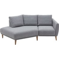ATLANTIC home collection 2,5-Sitzer "Elvis", Polsterecke mit offenem Ende im skandinavischen Stil, Massivholzfüße von Atlantic Home Collection