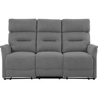 ATLANTIC home collection 3-Sitzer "Falk", Zwei Relaxfunktionen, klappbare Konsole mit Getränkehalter von Atlantic Home Collection