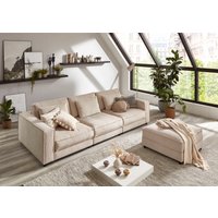 ATLANTIC home collection 3-Sitzer "Valan", XXL-Sitzfläche, mit Cord-Bezug, frei stellbar, mit Wellenunterfederung von Atlantic Home Collection