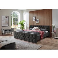ATLANTIC home collection Bettgestell "TAMINA mit Chesterfieldoptik Kopf- und Fußteil" in zwei Breiten und vier Farben erhältlich von Atlantic Home Collection