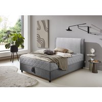 ATLANTIC home collection Boxbett "Borgholm", mit Taschen-Federkernmatratze, Bettkasten und Absetzung im Kopteil von Atlantic Home Collection