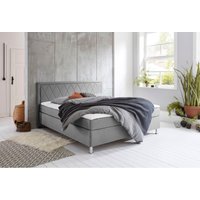 ATLANTIC home collection Boxbett "Helen", Tonnentaschenfederkern-Matratze und Topper, wahlweise mit Bettkasten von Atlantic Home Collection