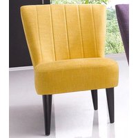 ATLANTIC home collection Cocktailsessel "Jan", mit Wellenunterfederung, Massivholzfüße von Atlantic Home Collection