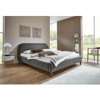 ATLANTIC home collection Polsterbett "Madita, 180x200cm, mit organischer Kopfteilform", luxuriös gepolstertes Kopfteil, Bezugstoff mit einem feinen Relief von Atlantic Home Collection