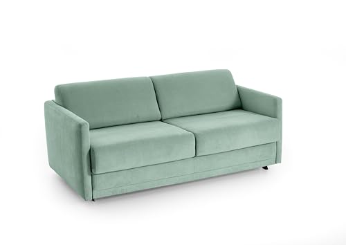 ATLANTIC home collection Schlafsofa Limone, hochwertig gepolstert, mintgrün, Dauerschläfer mit 140/200 Liegefläche, 193x93x90 cm (BxTxH) von Atlantic Home Collection