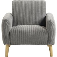 ATLANTIC home collection Sessel "Moby", mit Federkern, kleiner Tasche und in modernem Cordbezug von Atlantic Home Collection