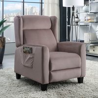 ATLANTIC home collection TV-Sessel "Timon" klassischer Ohrensessel mit Relaxfunktion und praktischer Seitentasche von Atlantic Home Collection