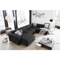 ATLANTIC home collection Wohnlandschaft "Bulky U-Form", in U-Form und XXL Sitzfläche, modular aufgebaut von Atlantic Home Collection