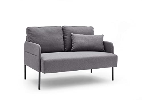 Atlantic Home Collection 2-Sitzer Sofa Glenn, Grau, Breite x Tiefe x Höhe: 120 x 77 x 79 cm von Atlantic Home Collection