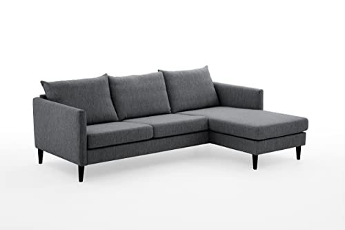Atlantic Home Collection 3-Sitzer mit rechts oder Links montierbarem Longchair von Atlantic Home Collection