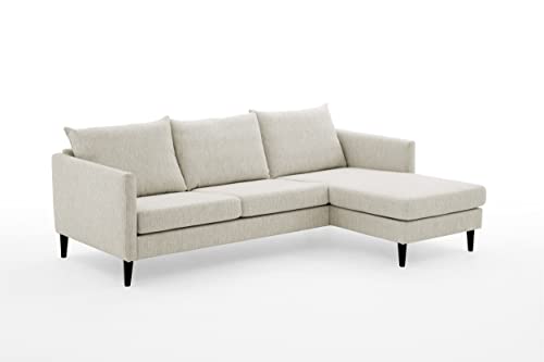 Atlantic Home Collection 3-Sitzer mit rechts oder Links montierbarem Longchair von Atlantic Home Collection