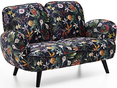 Atlantic Home Collection BEN, 2-Sitzer, Samt, Blumenmuster von Atlantic Home Collection