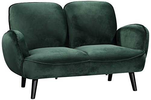 Atlantic Home Collection BEN, 2-Sitzer Sofa, Samt, grün von Atlantic Home Collection