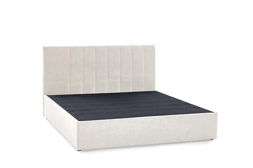 Atlantic Home Collection Boxbett ALVA ohne Matratze oder Topper, Weiß, 140 x 200 cm von Atlantic Home Collection