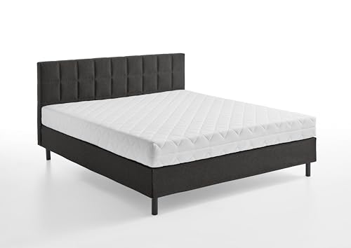 Atlantic Home Collection Boxbett Nikola inkl. Federkern- Matratze H2 von Atlantic Home Collection