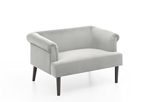 Atlantic Home Collection Charlie Loveseats, Massivholz, (2) Grau, 118/85/88 cm von Atlantic Home Collection