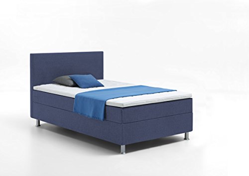 Atlantic Home Collection EDISON Boxbett, Liegefläche 120 x 200 cm, Härtegrad H2, inklusive Topper, blau Atlantic Home Collection EDISON Boxbett, Liegefläche 120 x 200 cm, Härtegrad H2, inklusive Topper, blau von Atlantic Home Collection