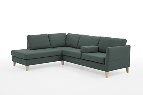 Atlantic Home Collection Ecksofa Mailo, Ecke Links, Grün, Breite x Tiefe x Höhe: 255 x 85/197 x 82 cm von Atlantic Home Collection