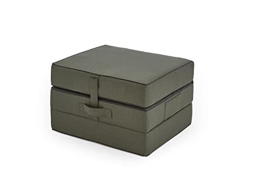 ATLANTIC home collection Falthocker Larry, 75/195/15 cm, Grün von Atlantic Home Collection