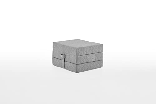 ATLANTIC home collection Falthocker Lenny, 75/195/15 cm, Grau von Atlantic Home Collection